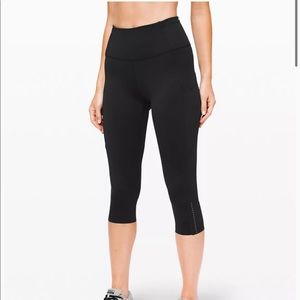 Lululemon Fast and Free Crop High Rise Tight 19”